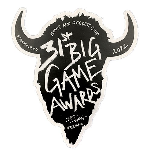 31st Awards Die-Cut Bison Decal
