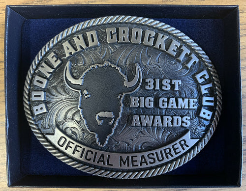 31st Awards Official Measurer Commemorative Belt Buckle