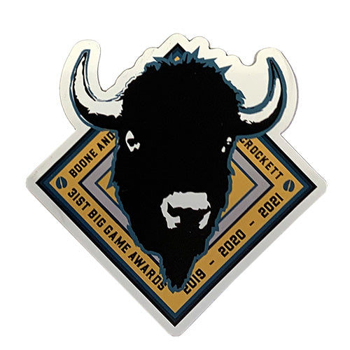 31st Awards Diamond Bison Magnet