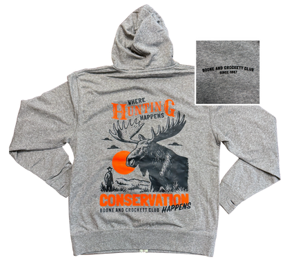 Where Hunting Happens Conservation Happens Hoodie