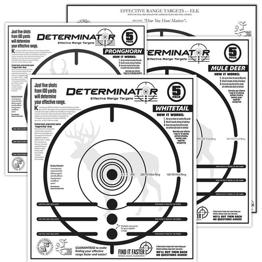 Determinator Effective Range Targets