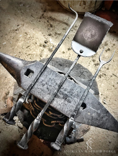 Custom Forged BBQ Set