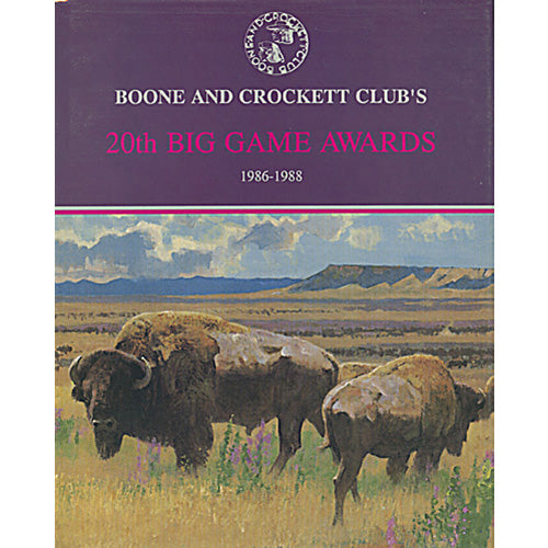 Boone and Crockett Club's 20th Big Game Awards, 1986-1988
